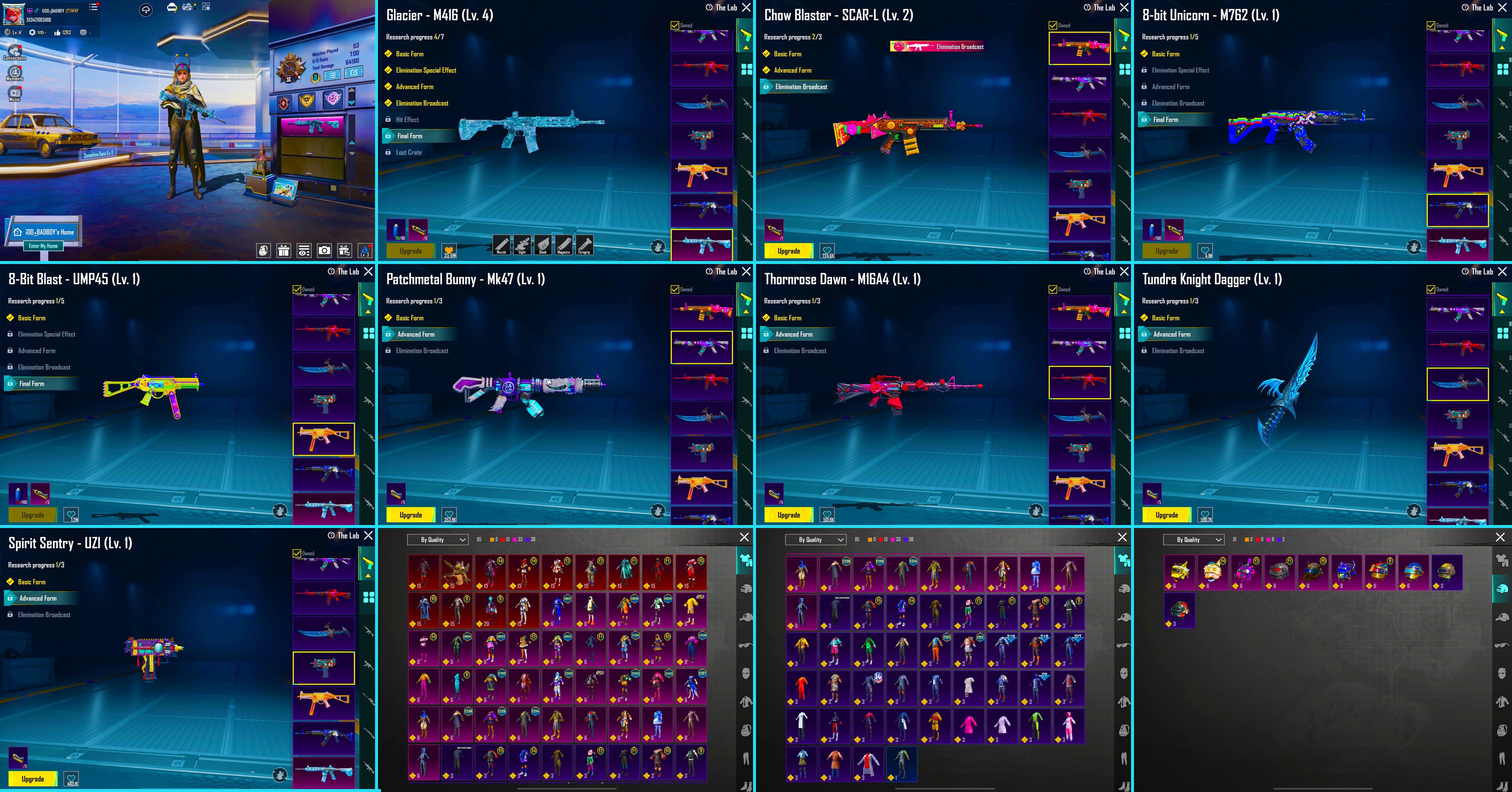 Account Pubg តម្លៃ 40$